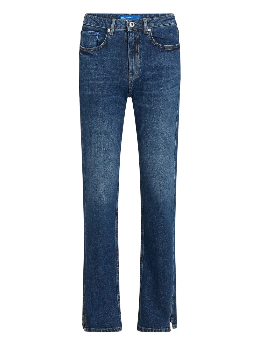 

Прямые джинсы с завышенной талией Karl Lagerfeld Jeans, синий