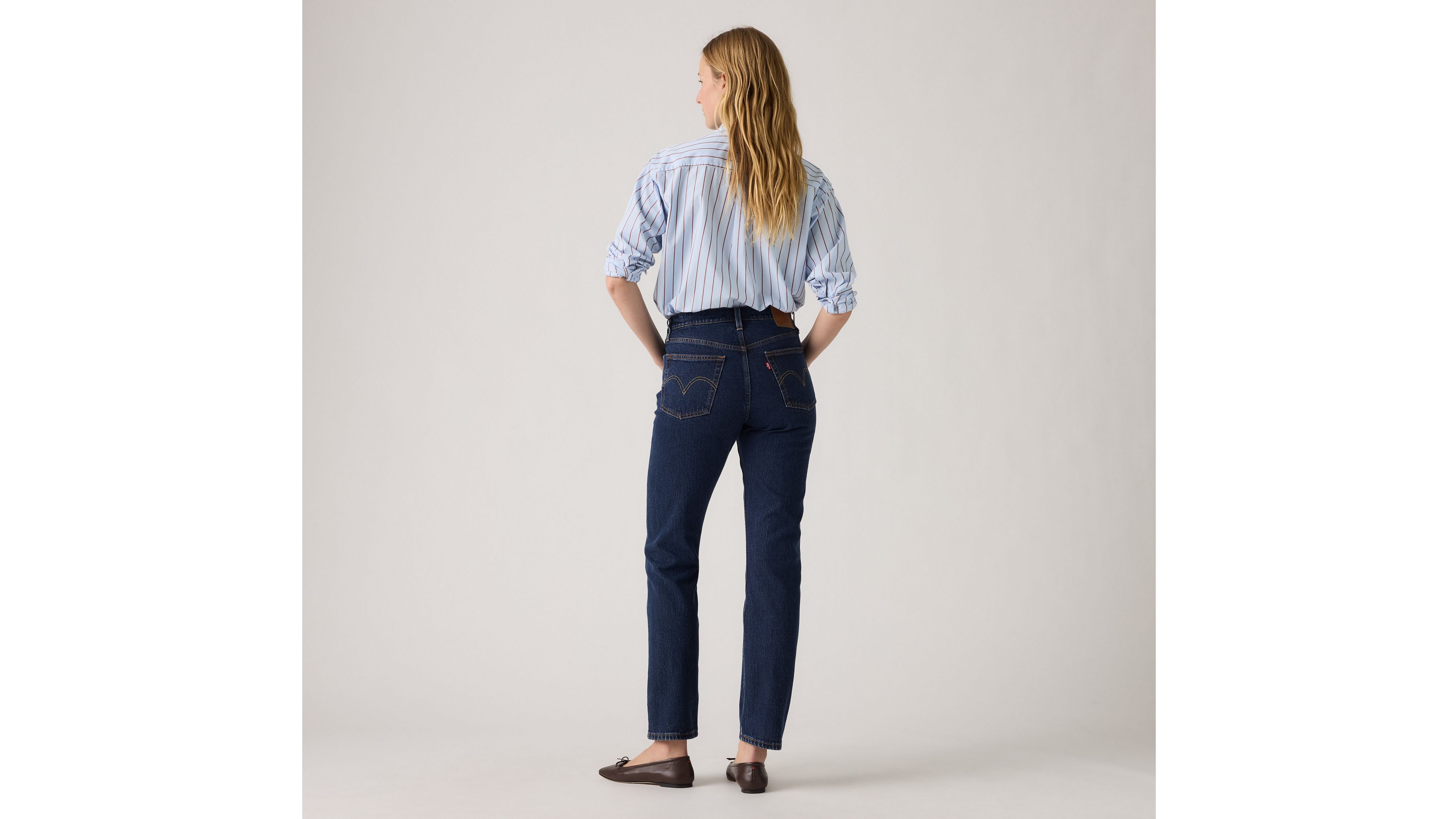 Женские джинсы 501 Original Fit Levi's, Salsa Stonewash - Dark Wash — фото 3