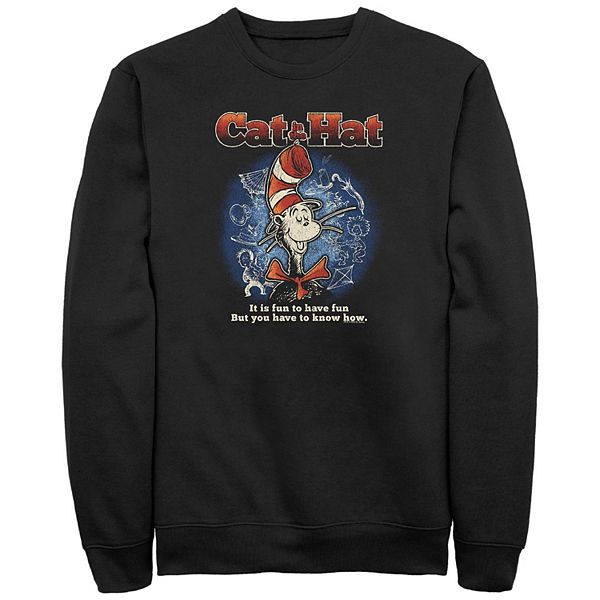

Флисовая толстовка Big & Tall Dr Seuss The Cat in the Hat It is Fun to Have Fun Licensed Character