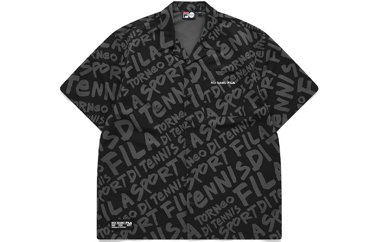 

Футболка мужская черная FILA FUSION