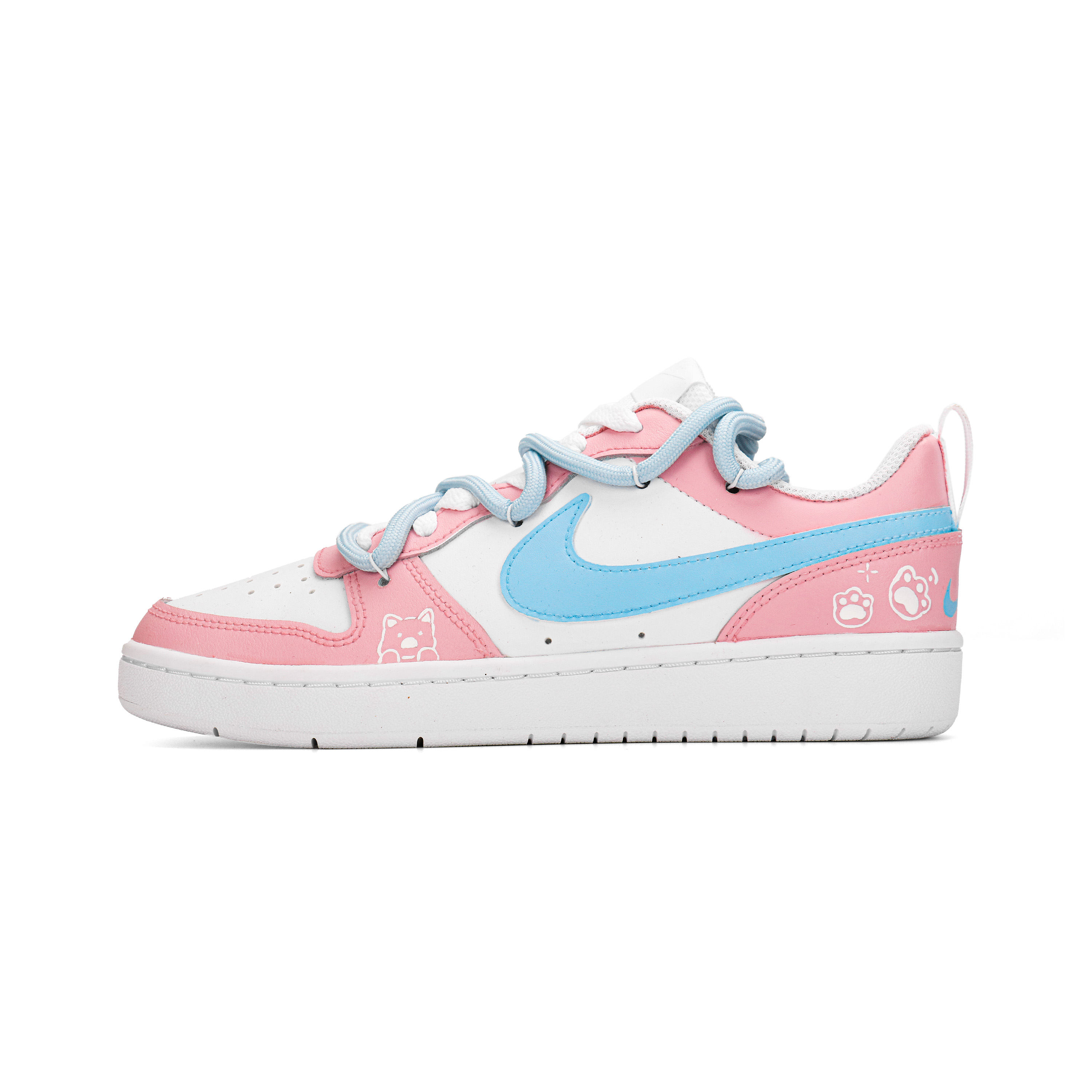 

Детские скейтерские кеды Court Borough Nike, розовый