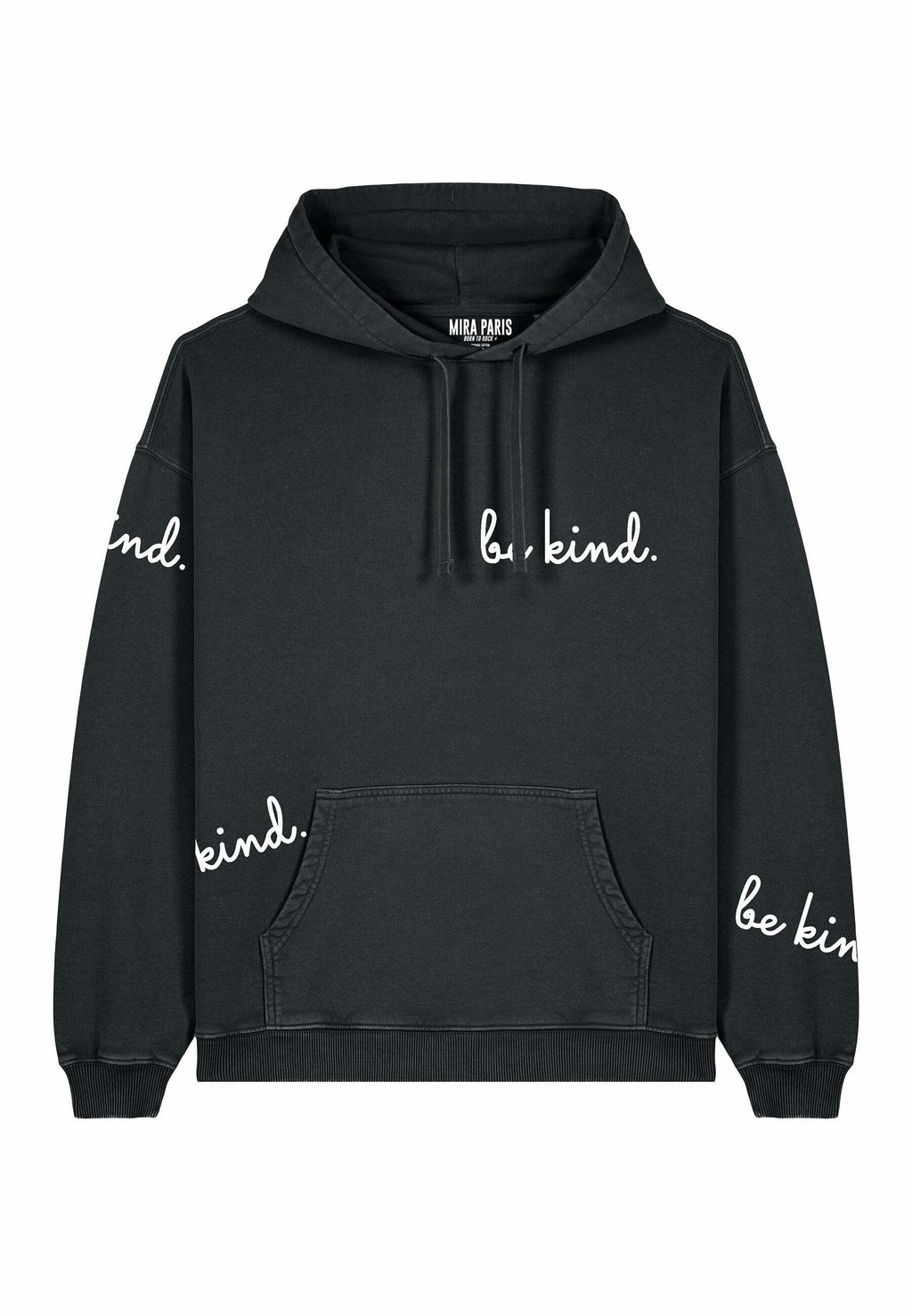 

Толстовка с капюшоном KIND IS KING VINTAGE PRINT HEAVYWEIGHT Mira Paris, черный