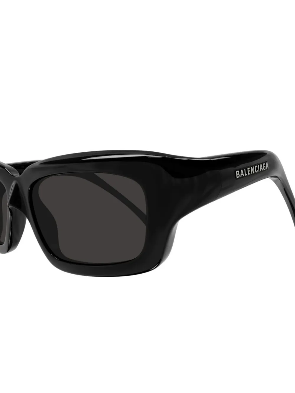 Солнцезащитные очки в геометричной оправе Balenciaga Eyewear, черный — фото 3