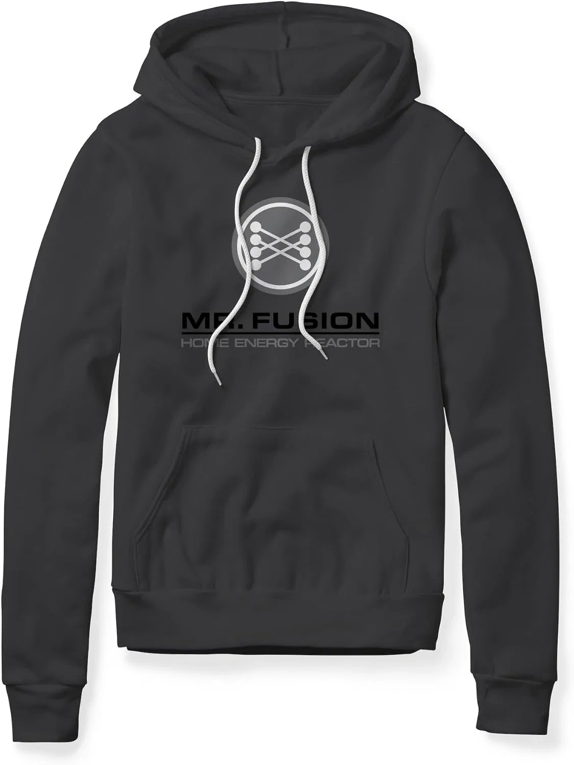 Худи с логотипом Mr. Fusion, Dark Charcoal
