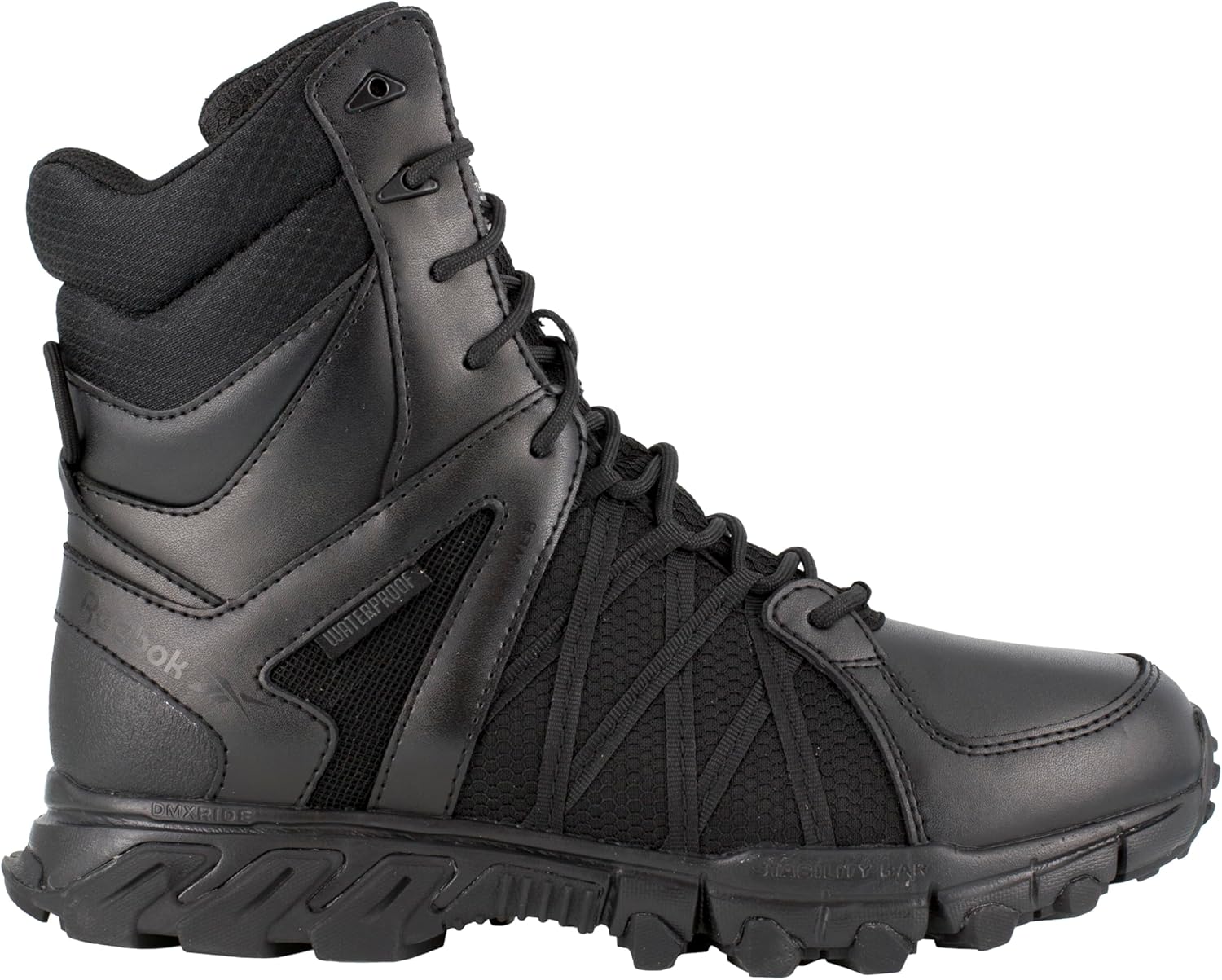 Мужские ботинки Reebok Work Trailgrip Tactical 6 WP с боковой молнией, черный — фото 2