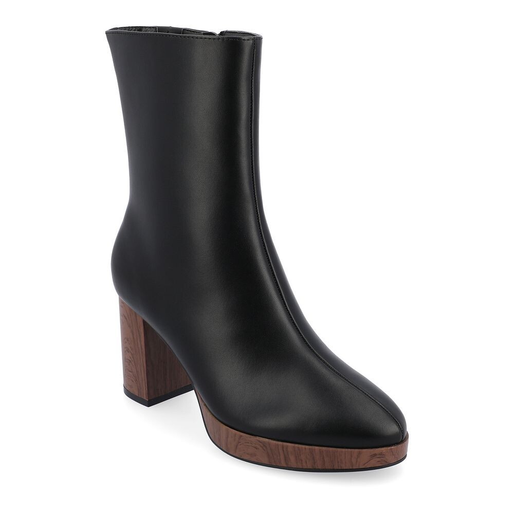 

Женские ботильоны Romer Tru Comfort Foam из коллекции Journee Collection, черный