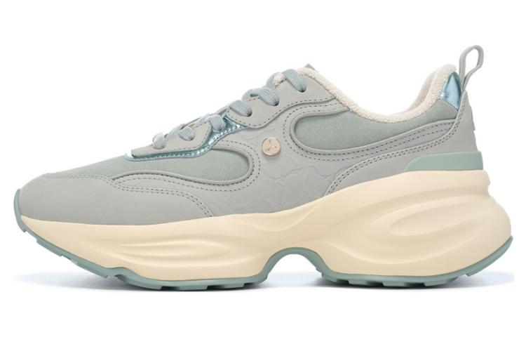 

Кроссовки Clouds Running Shoes Women's Low-top Green Li-Ning 1990