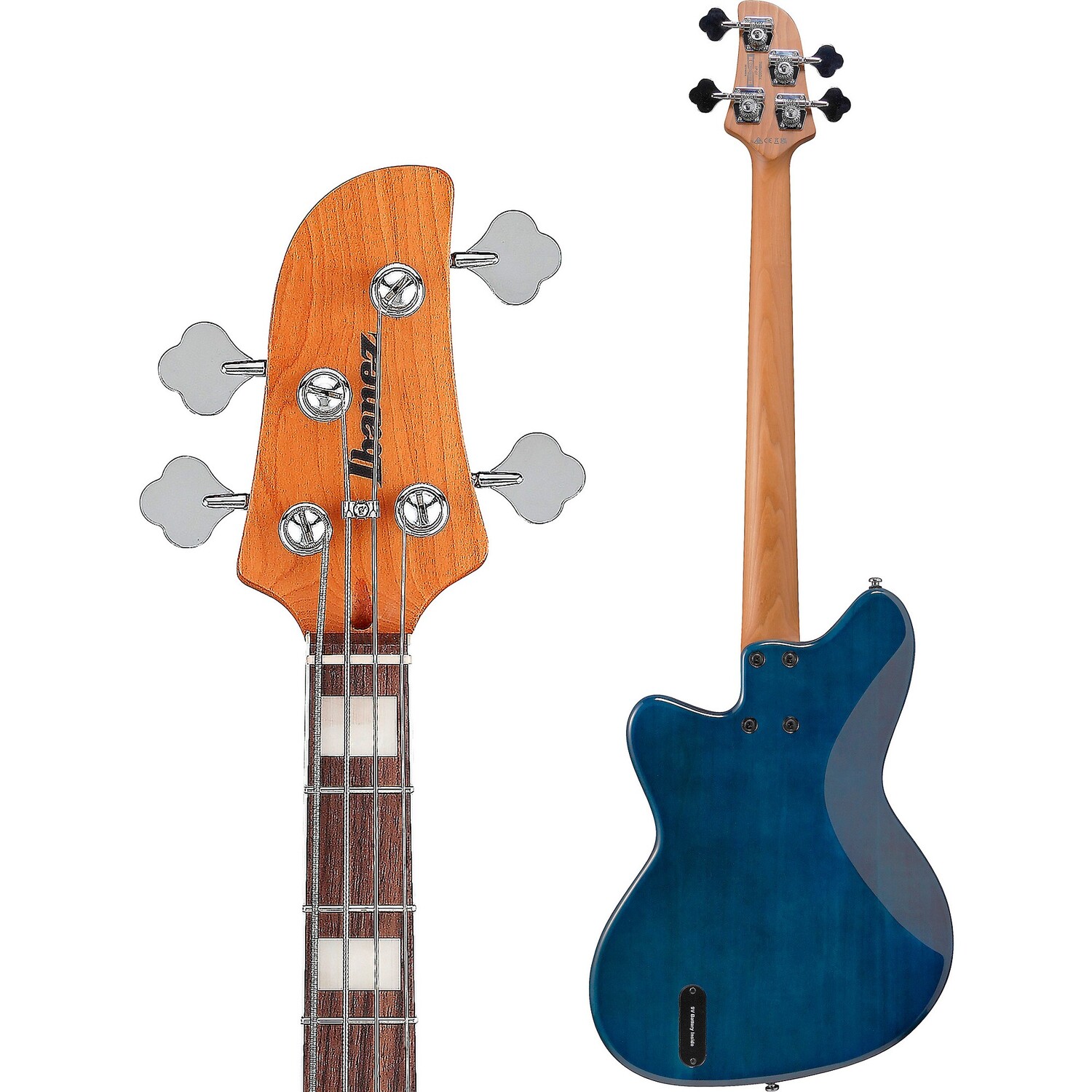 

Ibanez TMB400TA 4-струнная электрическая бас-гитара Cosmic Blue Starburst