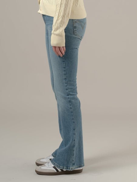 Низкие узкие джинсы-ботинки, средний размер, цвет индиго Levi's, Medium Indigo - Worn In — фото 2
