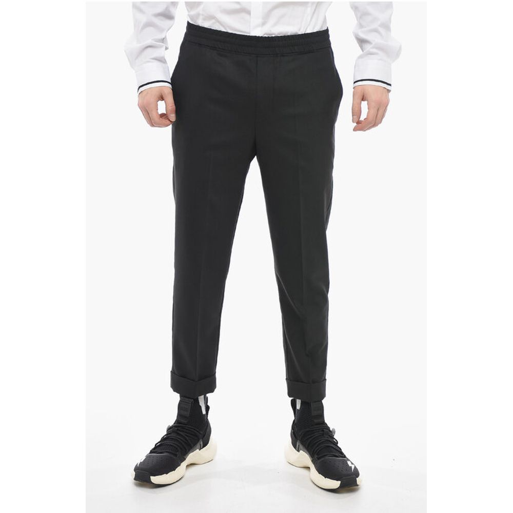 

Брюки REM Slim Fit с эластичным поясом Neil Barrett, Black