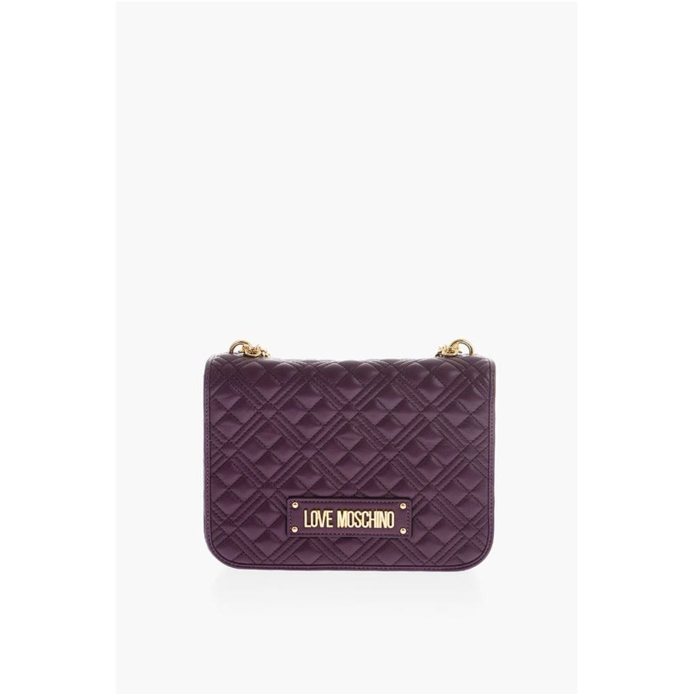 

Фиолетовая полиэтиленовая сумка через плечо Moschino, Purple