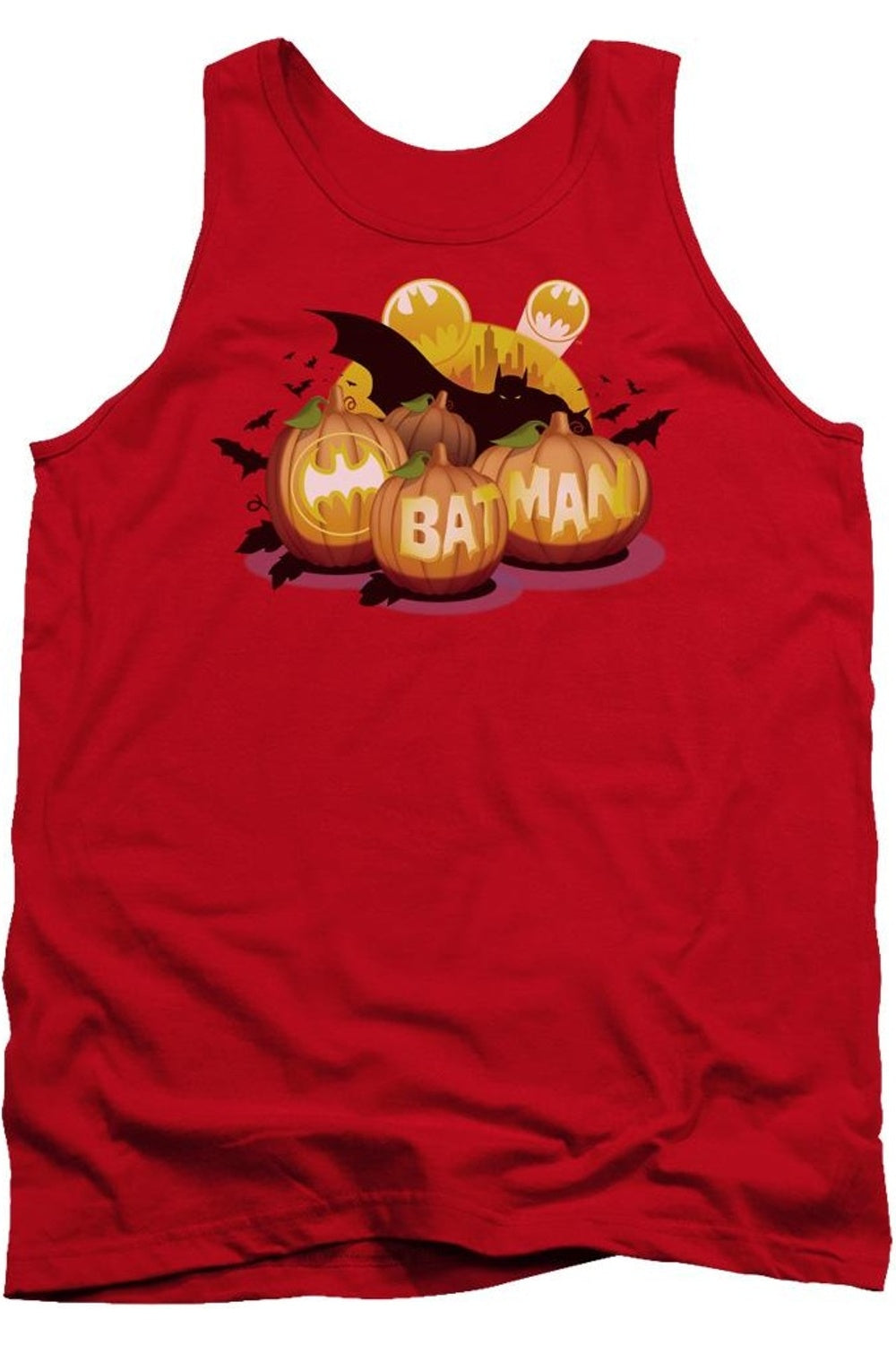 

Бэтмен Bat O Lanterns взрослый майка Gildan, красный