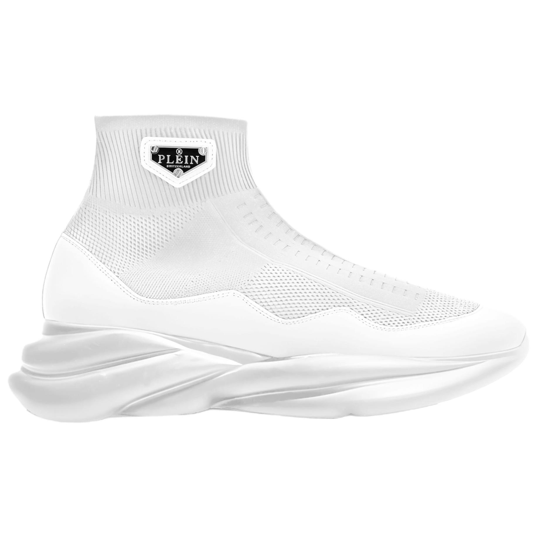 Кроссовки Skywalker High top Casual Unisex белые PHILIPP PLEIN — фото 3