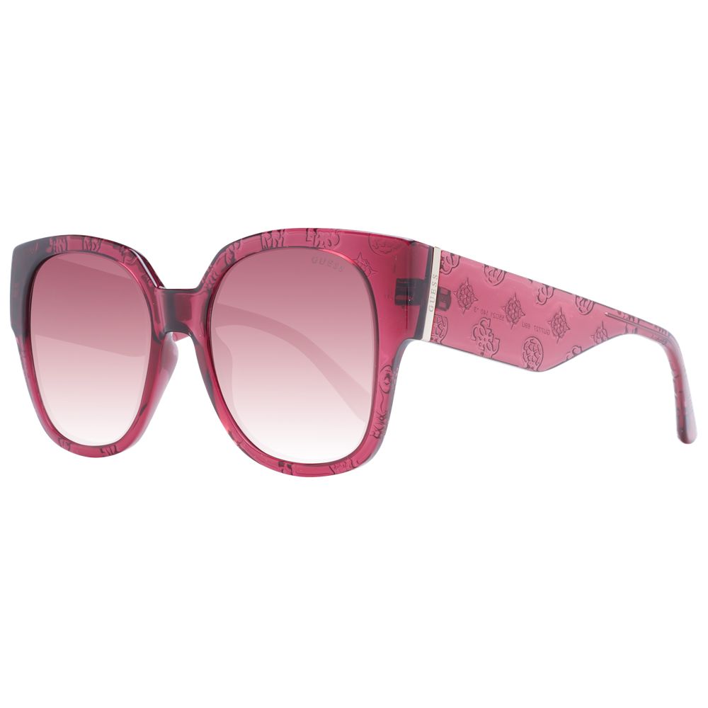 

Солнцезащитные очки женские бордового цвета GUESS