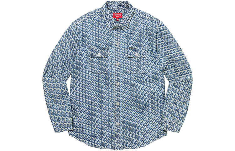

Рубашка Supreme Monogram, бежевый