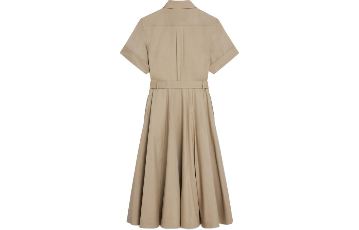 

Платье женское Celine с короткими рукавами, хаки