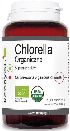 

Биологически активная добавка Kenay Organic Chlorella 180 капсул