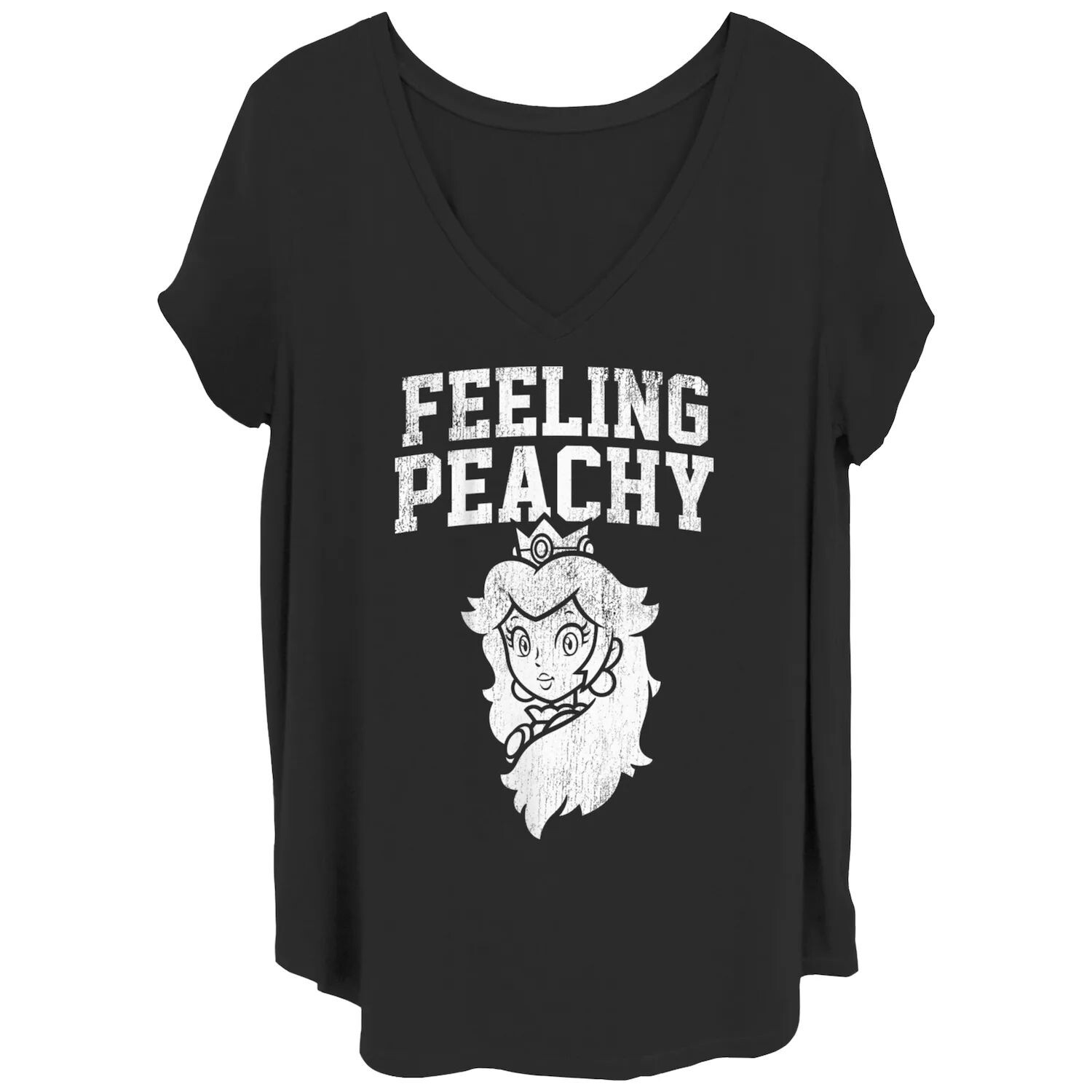 

Футболка Juniors’ Plus Nintendo «Feeling Peachy» Licensed Character