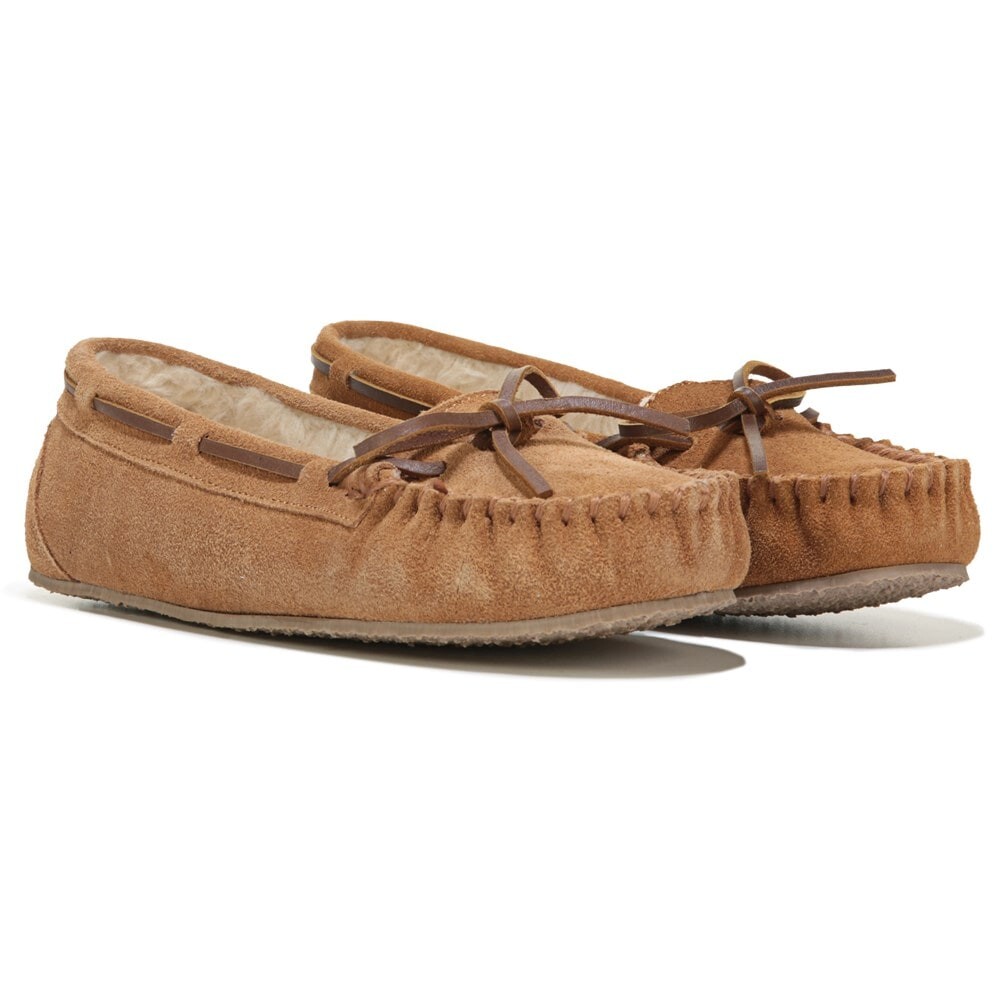 

Женские тапочки Britt Trapper Minnetonka Moccasin, цвет cinnamon