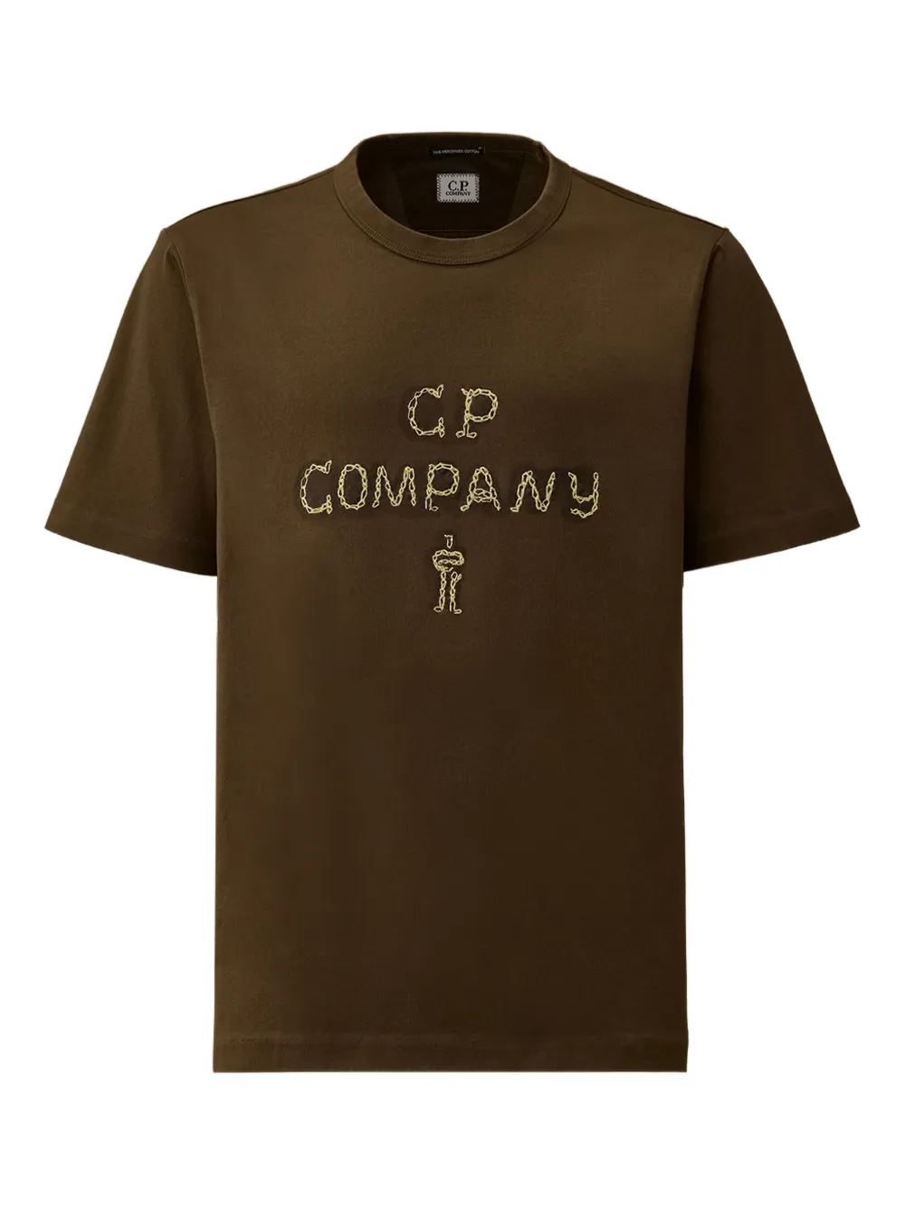 

Футболка с вышитым логотипом C.P. Company, зеленый