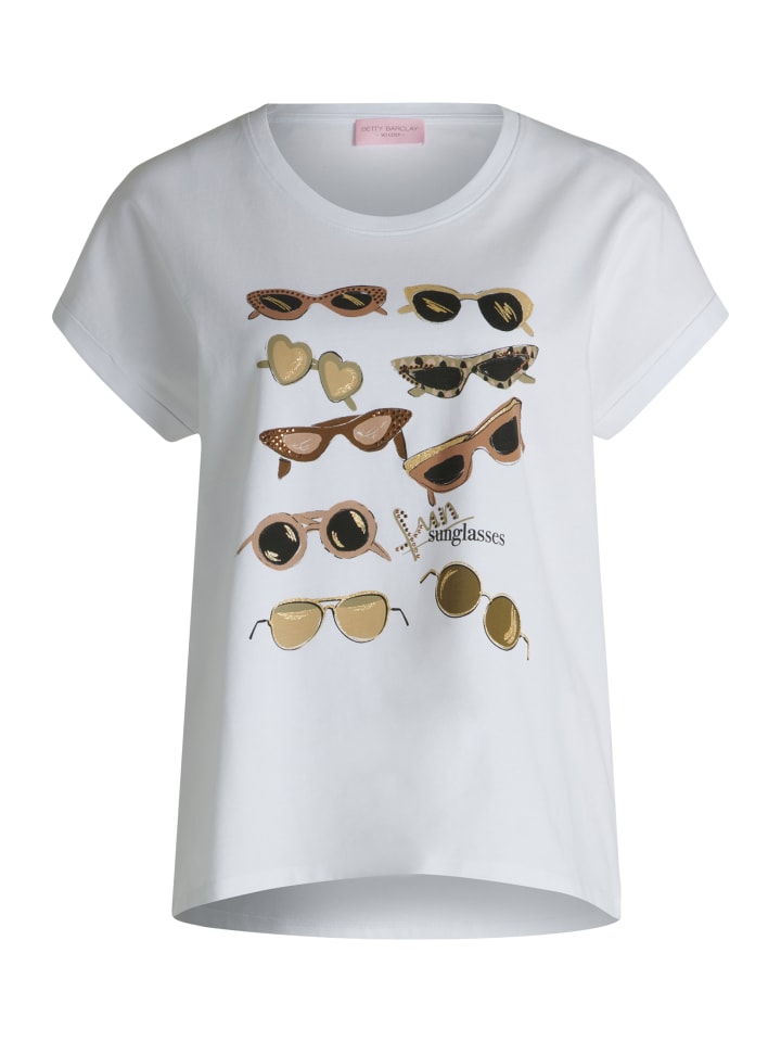 

Повседневная рубашка с принтом в цвете Patch White/Beige Betty Barclay