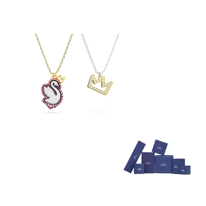 

Swarovski Позолоченная цепочка с подвеской для женщин gold