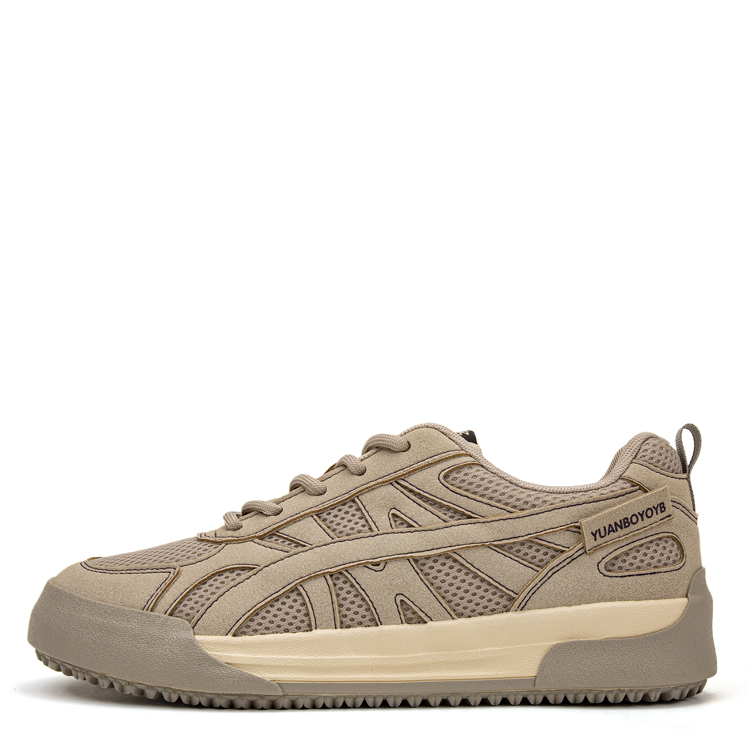 

Скользостойкие износостойкие низкие кроссовки Skateboard для мужчин Far waves, коричневый