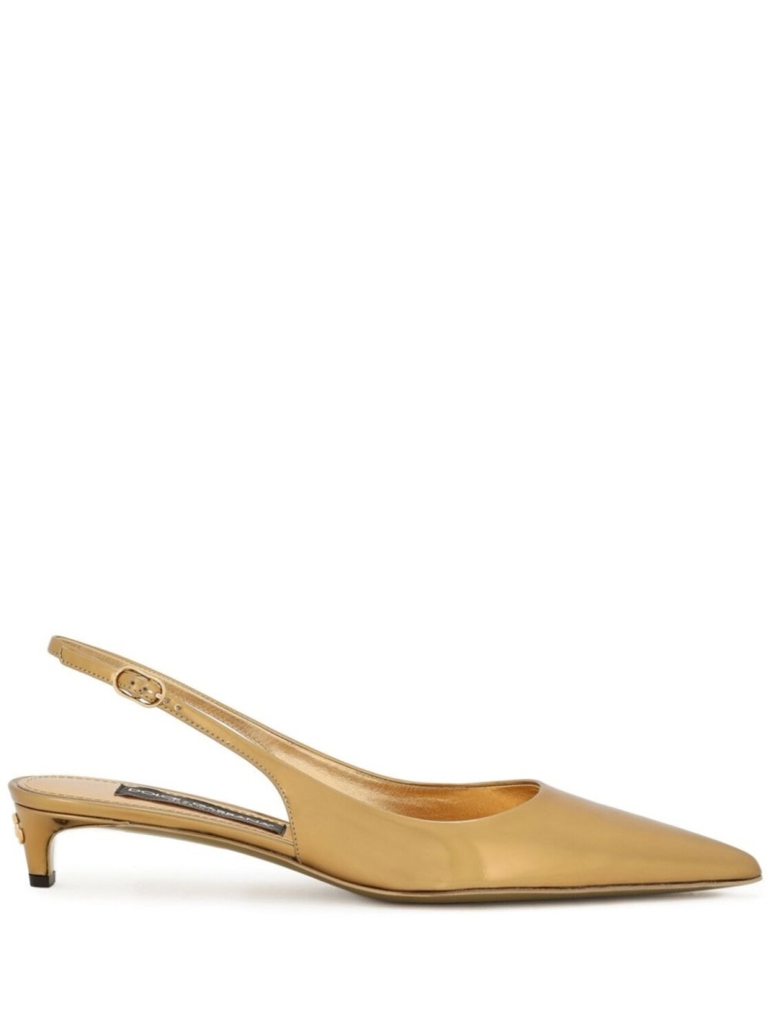 

Dolce & Gabbana туфли-лодочки Lollo 30, золотистый