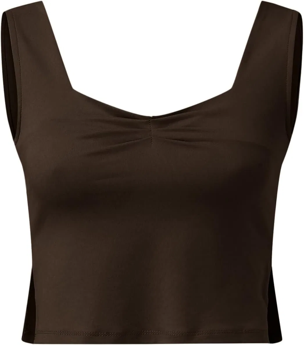 Блуза женская из коллекции, кофе — фото 3