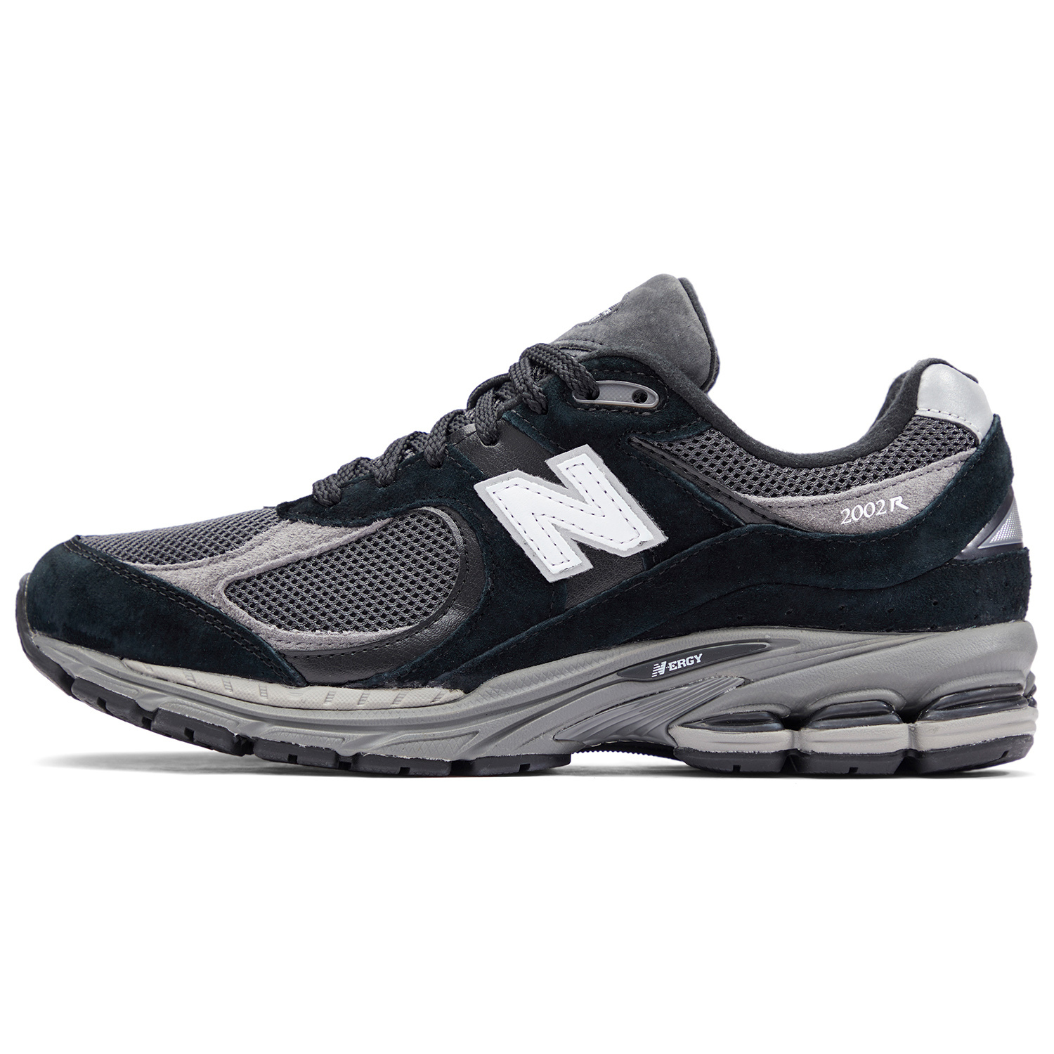 

New Balance 2002R черный темно-серый белый черный серый, цвет Black Gray