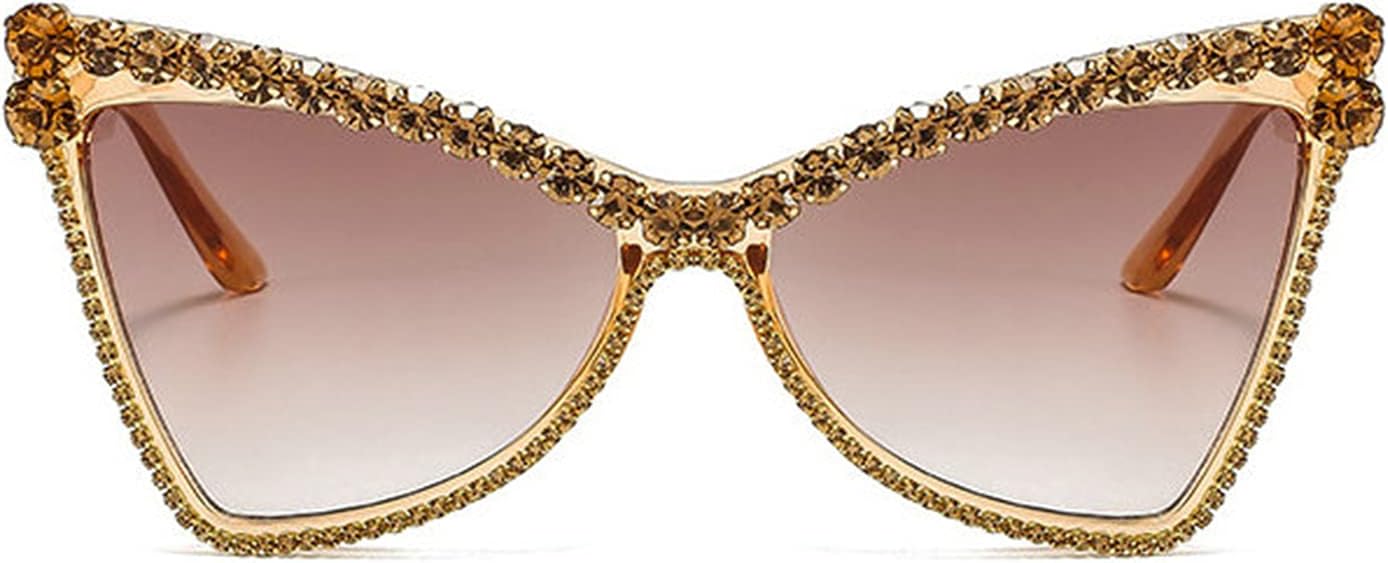 

Солнцезащитные очки Willochra Diamond Cat Eye для женщин, с бриллиантами и стразами, большие солнцезащитные очки для мужчин, 2021 год, ретро-очки, винтажные, с защитой от УФ-излучения UV400, Champagne