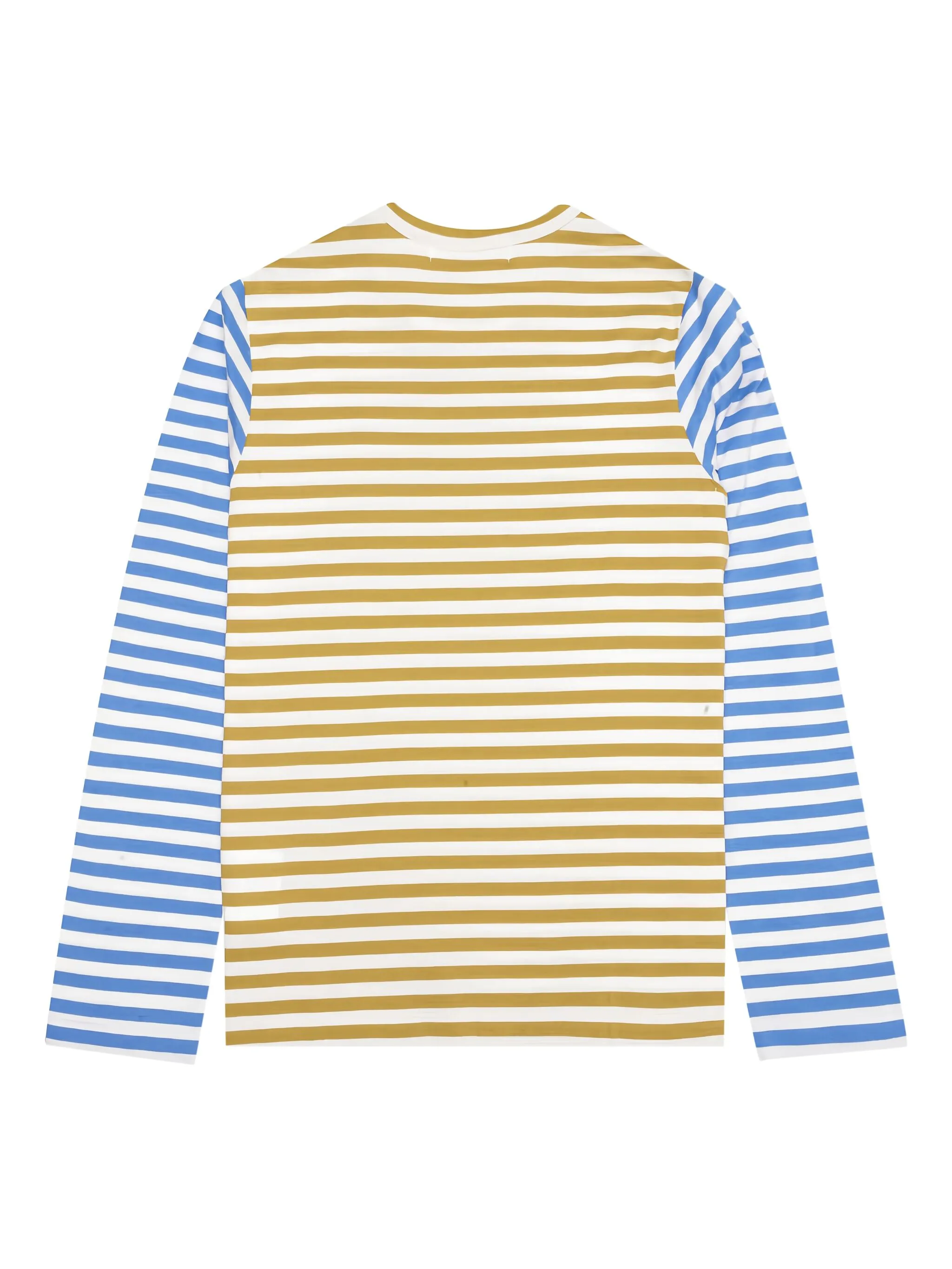 Полосатая футболка с длинными рукавами Comme Des Garçons Play, зеленый — фото 2