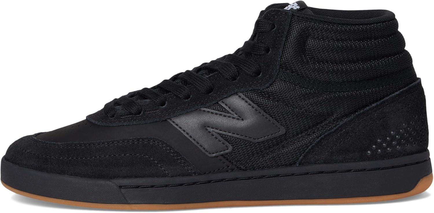 Мужские кроссовки для скейтбординга New Balance 440 V2 Hi, Black — фото 4