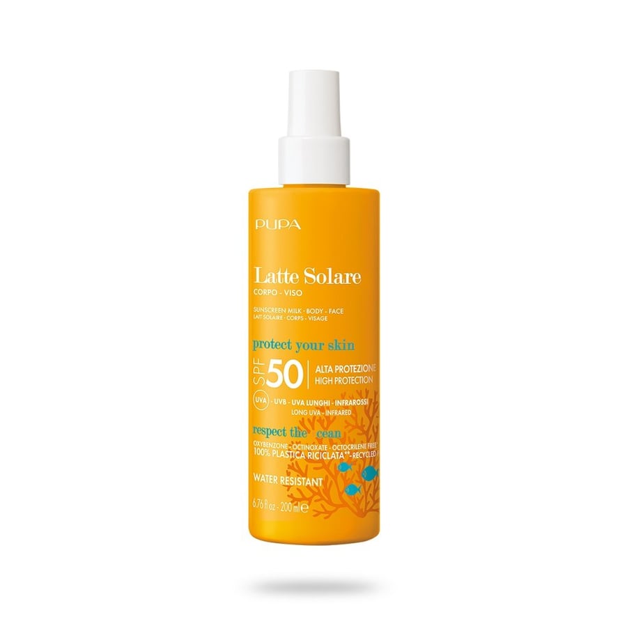 

Pupa Milano, Солнцезащитное молочко SPF 50, 200 мл