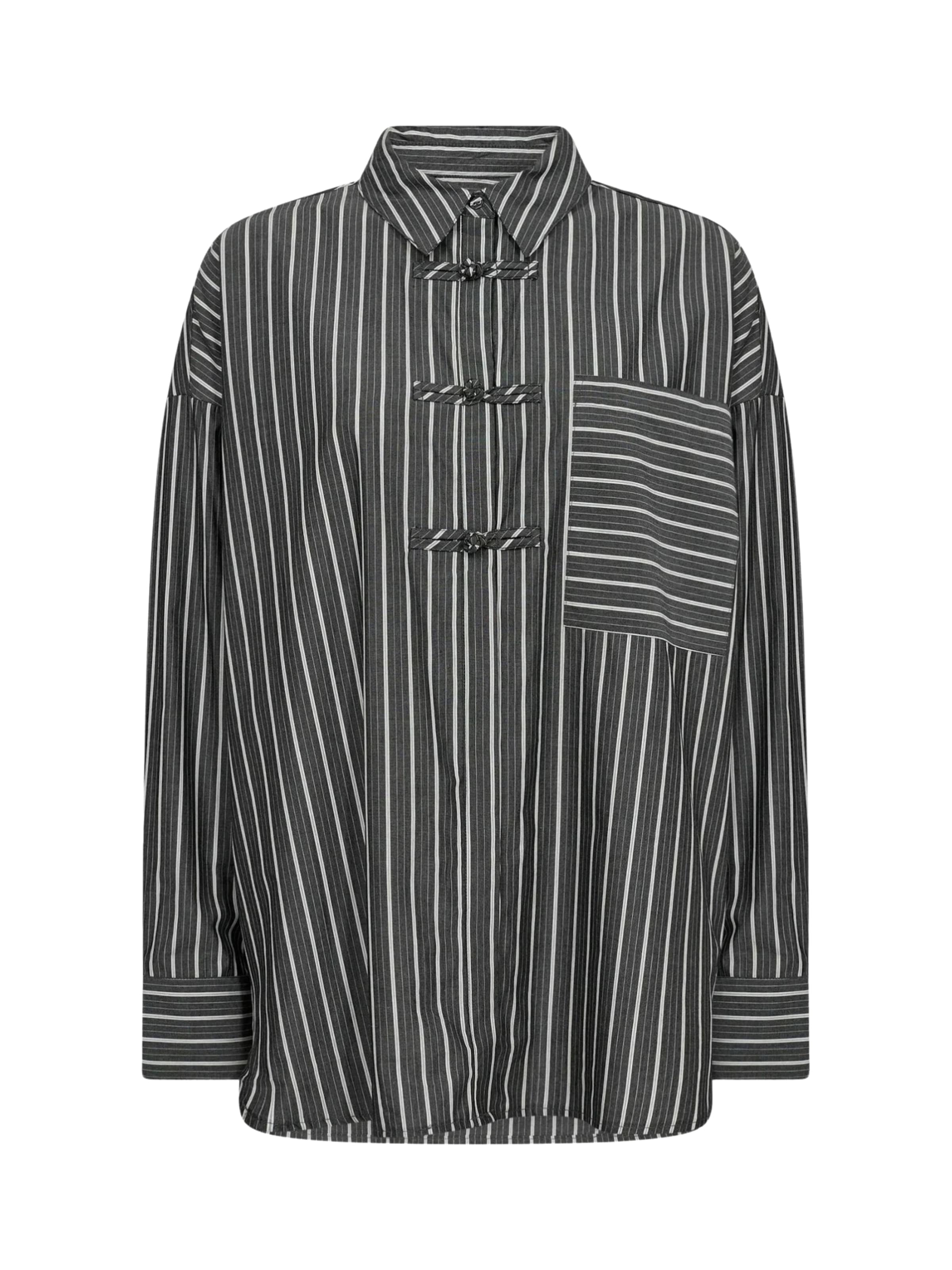 

Levete Room Рубашка 'Kimi 1' в черном цвете