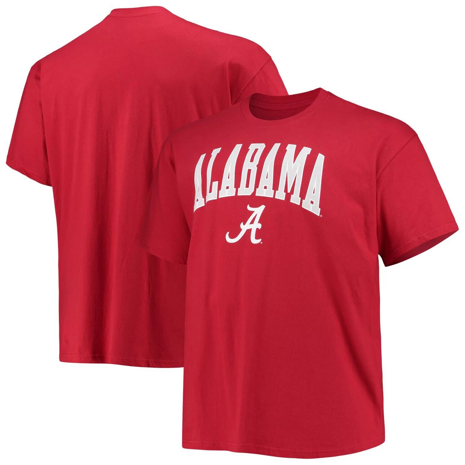 

Мужская футболка Crimson Alabama Crimson Tide Big & Tall Arch Over Wordmark Champion