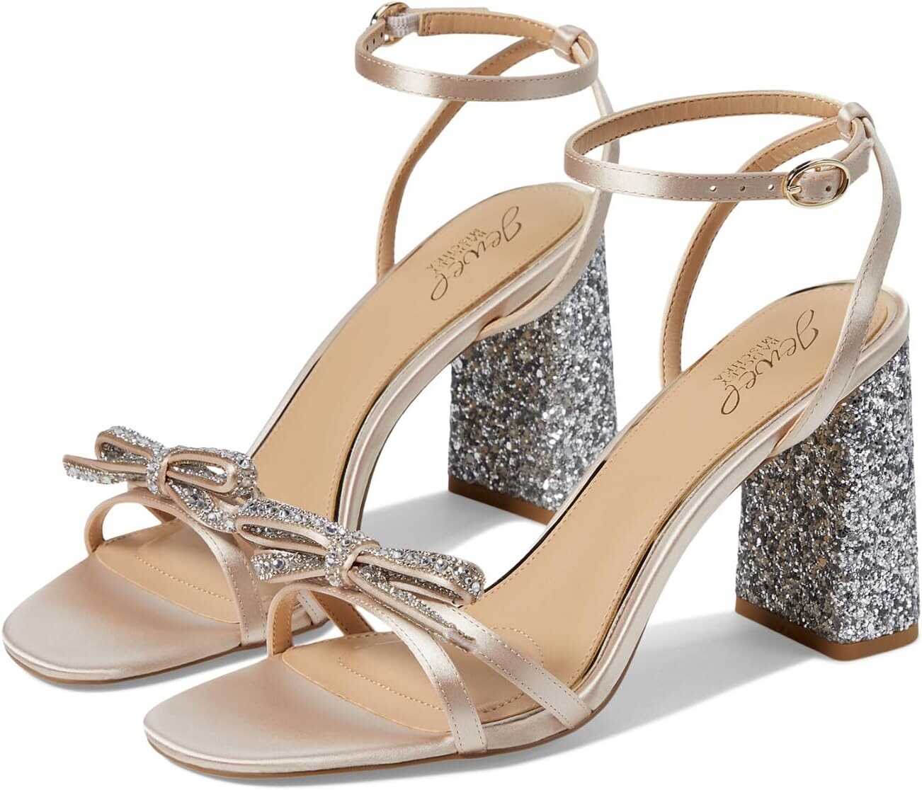 

Туфли Jewel Badgley Mischka Hillary, цвет Champagne Satin