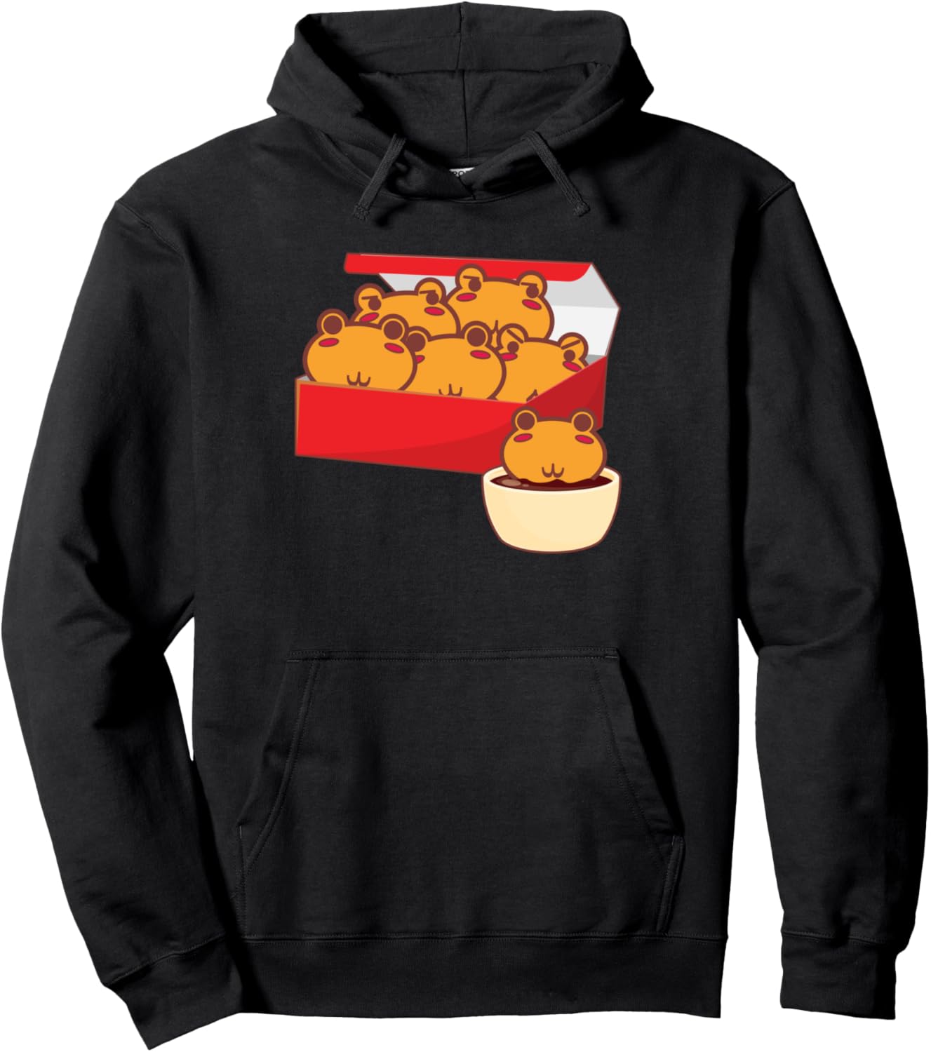 

Худи с надписью «Французские наггетсы из фастфуда», черная French Fries Fan & French Fries Lover Gift