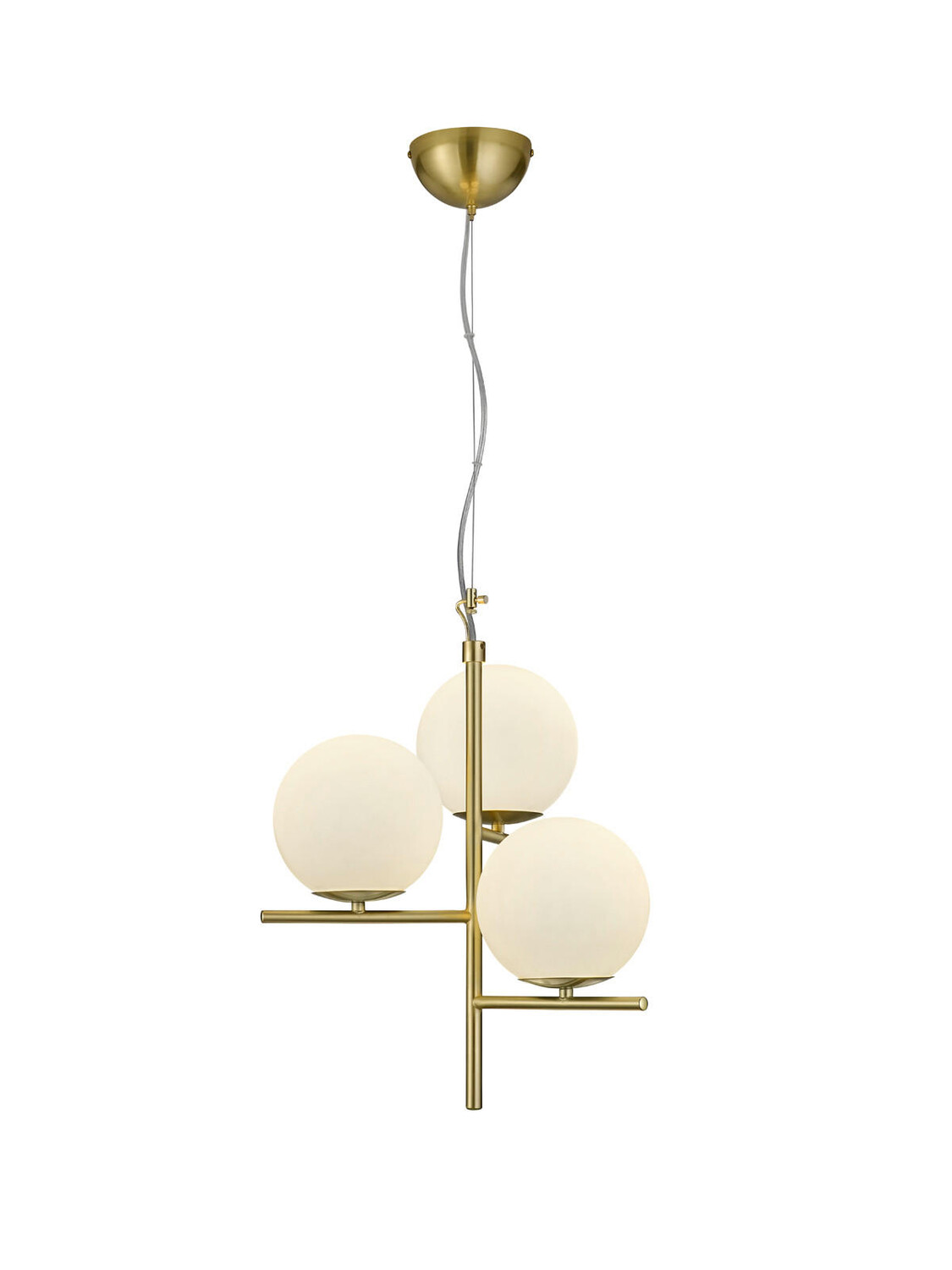 

Подвесной светильник Trio Leuchten, 40x150 см, белый/бронзовый