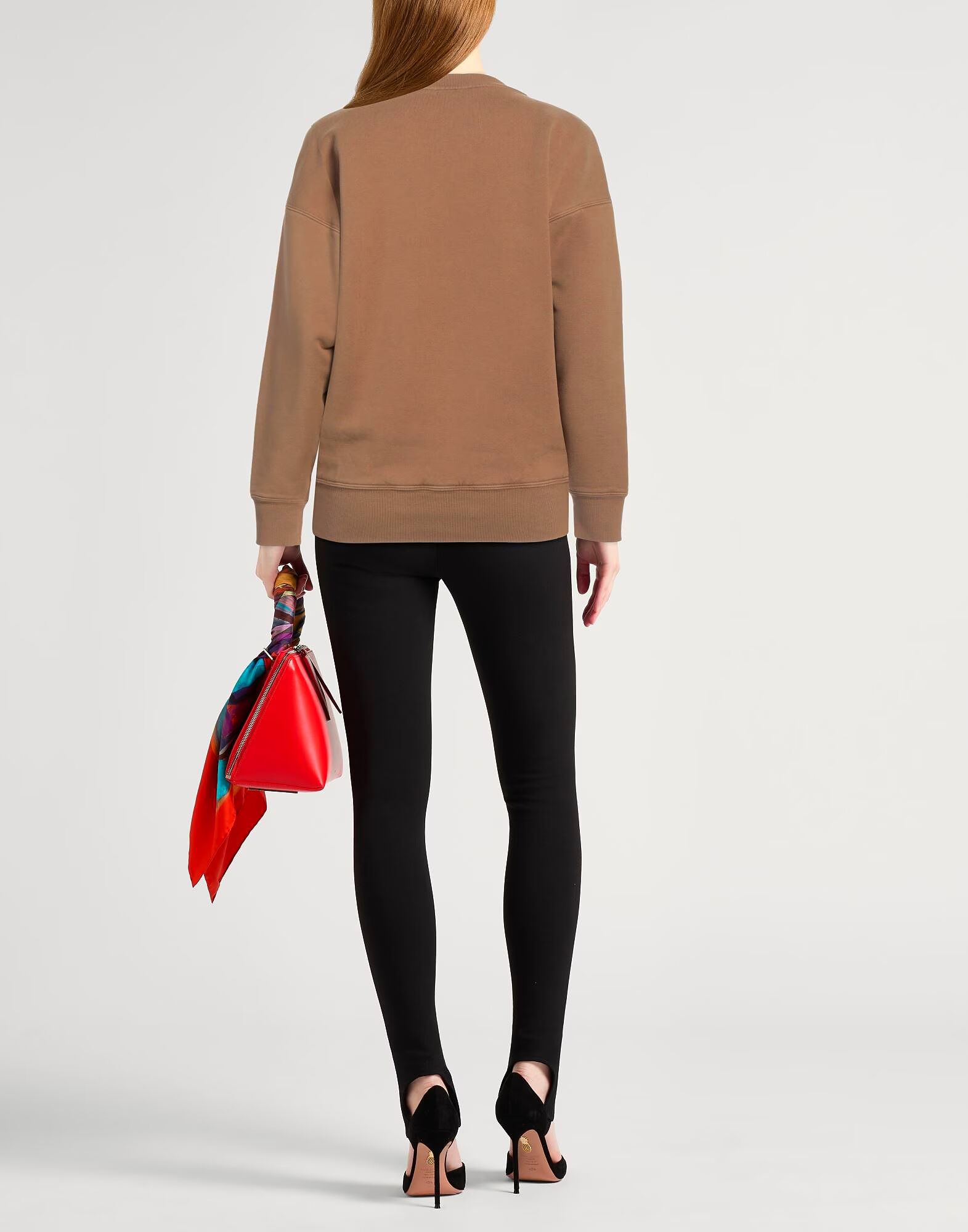 Толстовка Saint Laurent, коричневый — фото 3