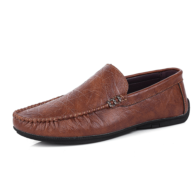 

KUPE Мужские повседневные туфли мужские низкие топы коричневые, цвет Brown