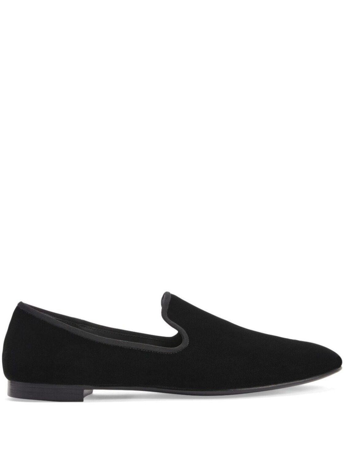

Giuseppe Zanotti бархатные лоферы Seymour, черный