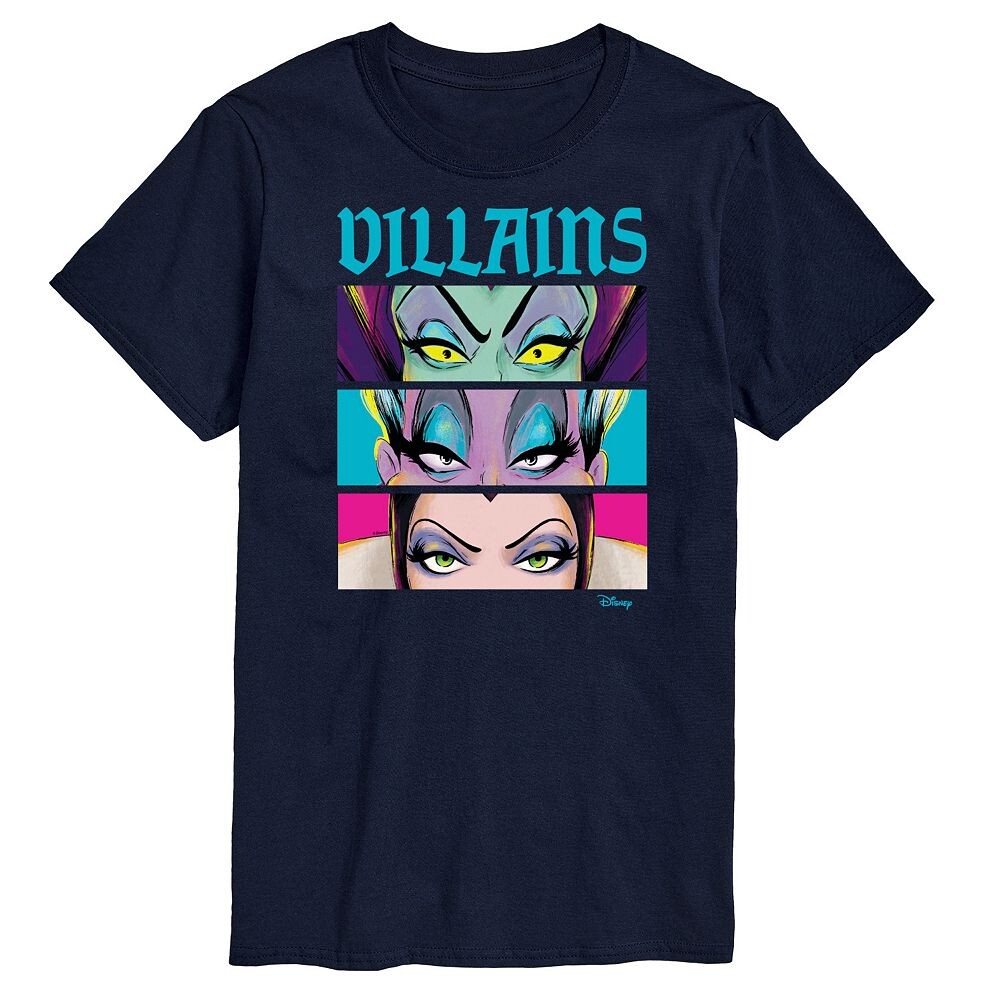 

Мужская футболка Disney Villains с рисунком злодеев, темно-синий