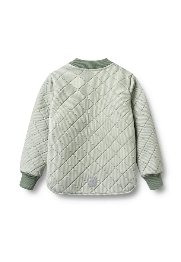 Легкая куртка thermo übergangs louis Wheat, Green Stripe — фото 2