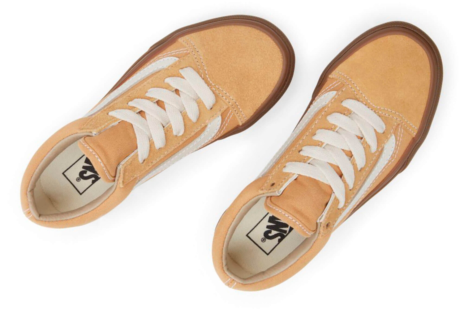 Кроссовки старой школы Vans, коричневый — фото 3