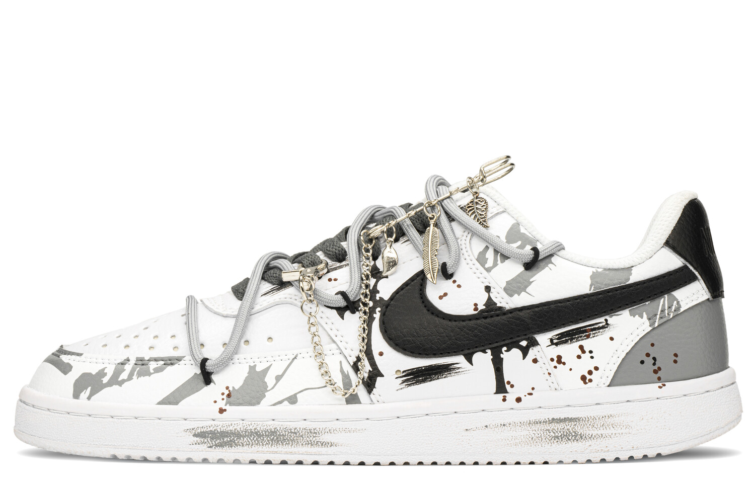 

Мужские кроссовки для скейтбординга Nike Court Vision 1, Black/White/Gray