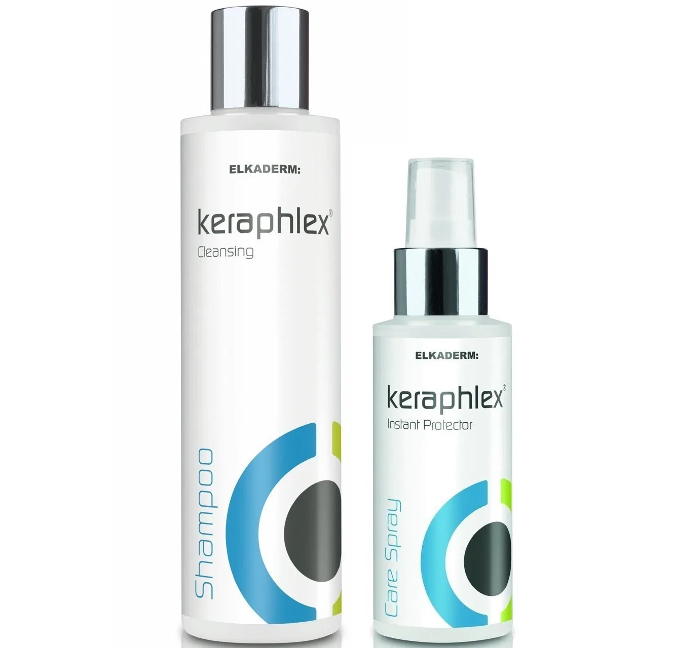 Набор для ухода за волосами Keraplex Care Set: спрей 100 мл + шампунь 200 мл Keraphlex