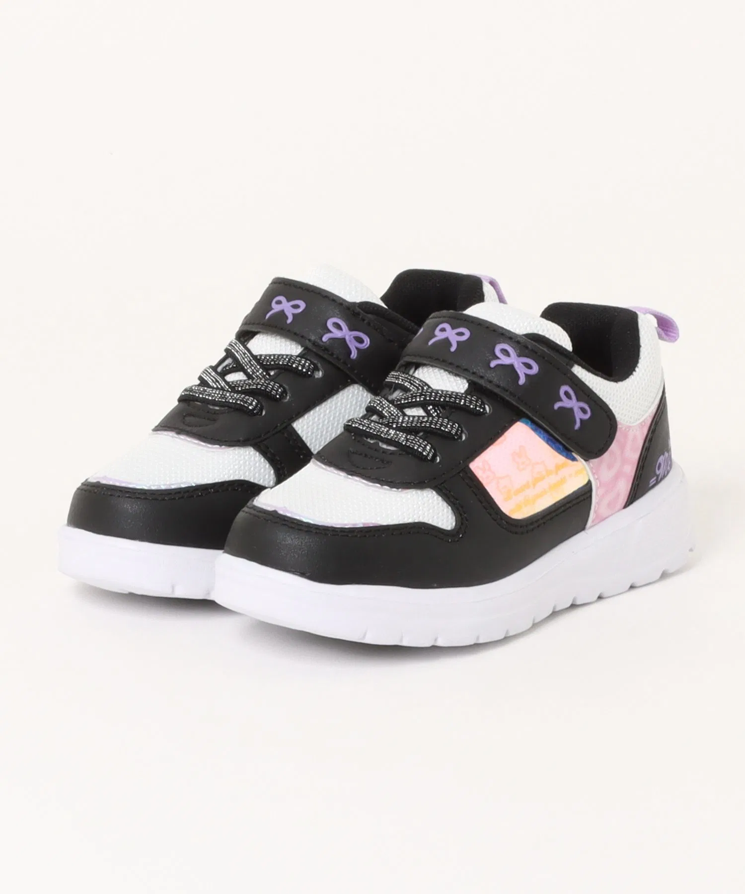 Детские кроссовки с принтом персонажей Shoepalace ME-2592 чёрные