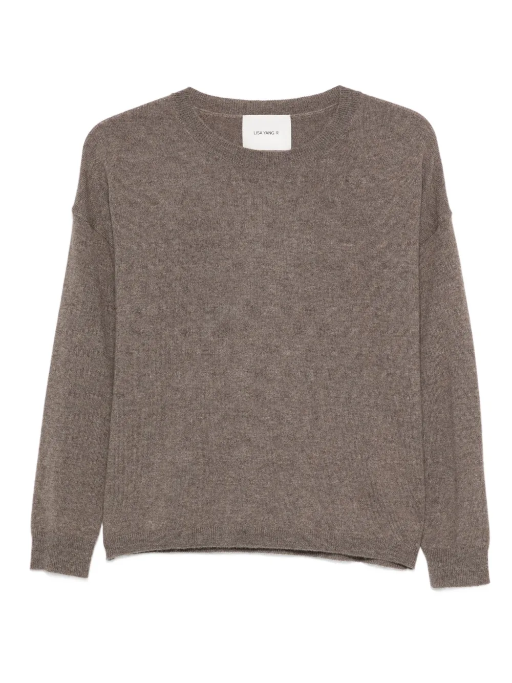

Свитер с круглым вырезом Lisa Yang, коричневый