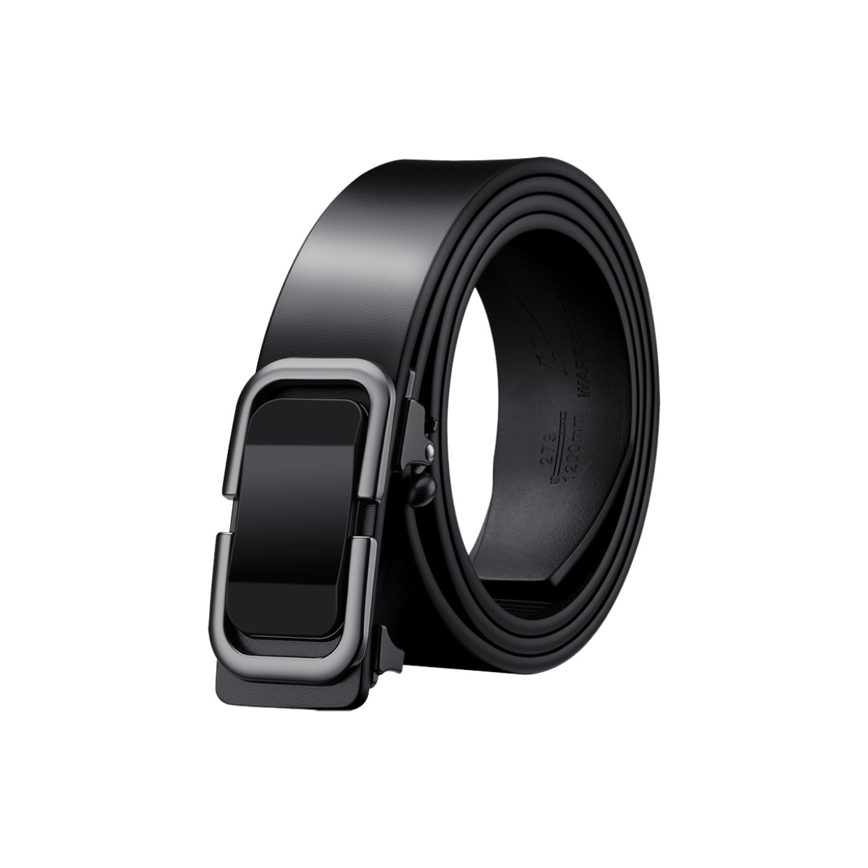 

Кожаный ремень из коровьей кожи Unisex WARRIOR, classic черный